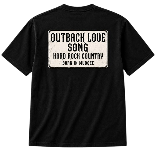 Back of Three Wicked Ways Bush Shindig T-shirt